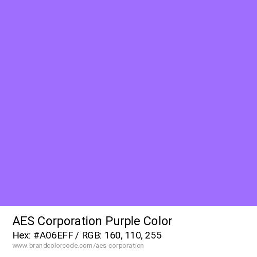 AES Corporation's Purple color solid image preview