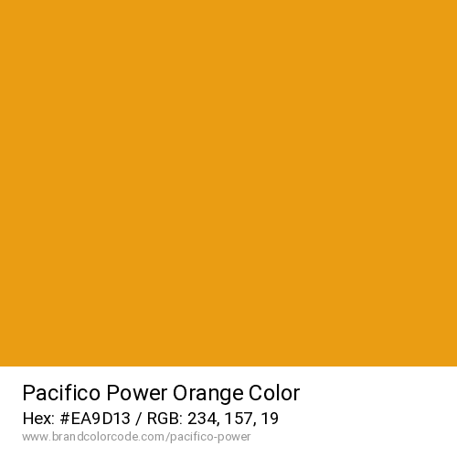 Pacifico Power's Orange color solid image preview