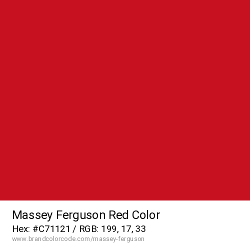 Massey Ferguson's Red color solid image preview