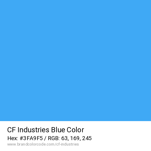 CF Industries's Blue color solid image preview
