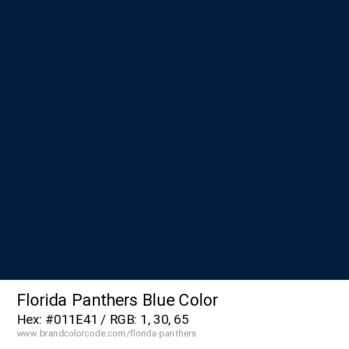 Florida Panthers's Blue color solid image preview