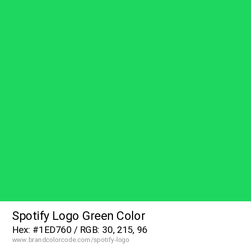 Spotify Logo's Green color solid image preview