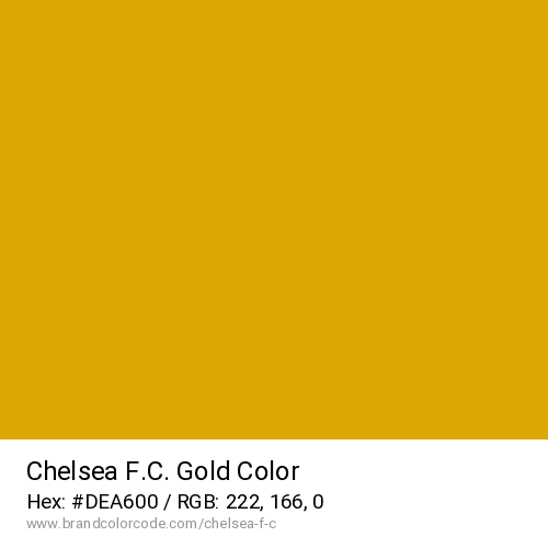 Chelsea F.C.'s Gold color solid image preview