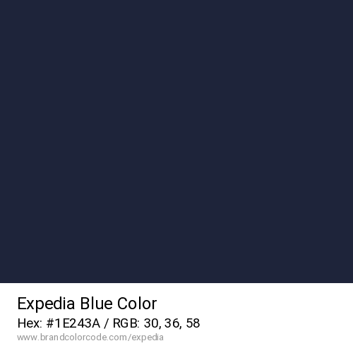 Expedia's Blue color solid image preview