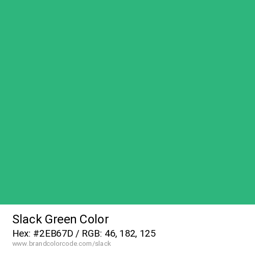 Slack's Green color solid image preview