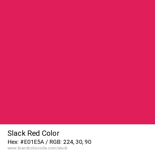 Slack's Red color solid image preview