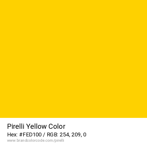 Pirelli's Yellow color solid image preview