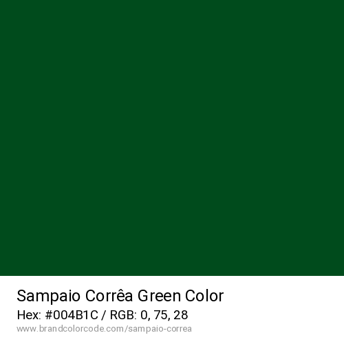 Sampaio Corrêa's Green color solid image preview