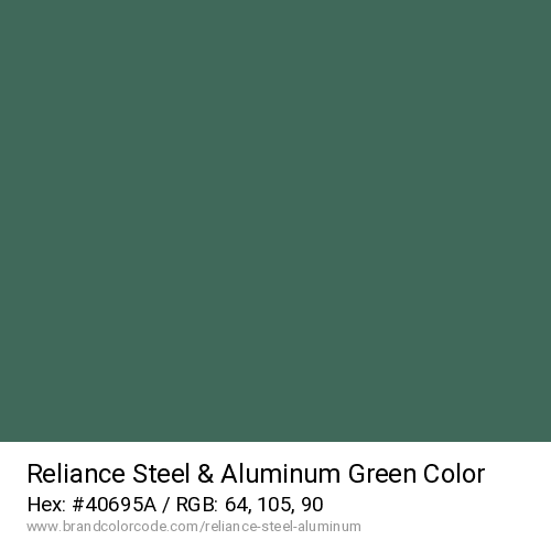 Reliance Steel & Aluminum's Green color solid image preview