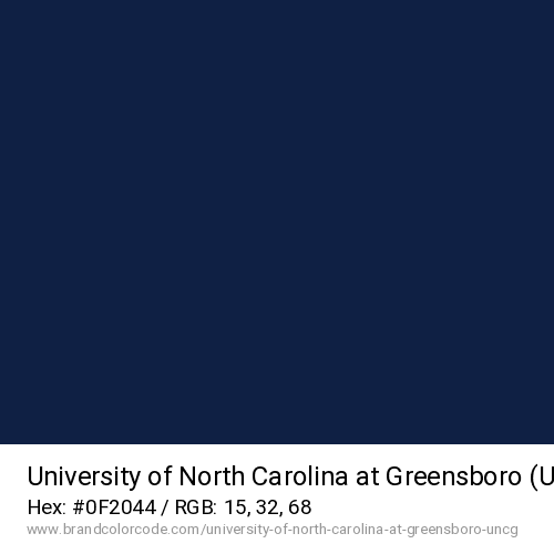University of North Carolina at Greensboro (UNCG)'s Navy Blue color solid image preview