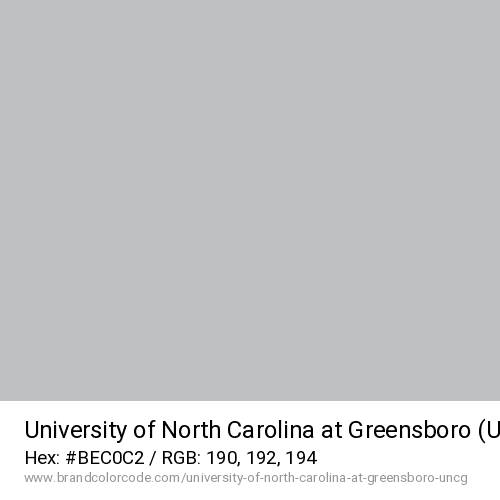 University of North Carolina at Greensboro (UNCG)'s Grey color solid image preview