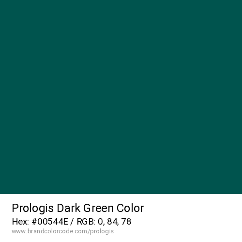 Prologis's Dark Green color solid image preview
