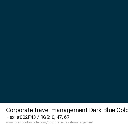 Corporate travel management's Dark Blue color solid image preview