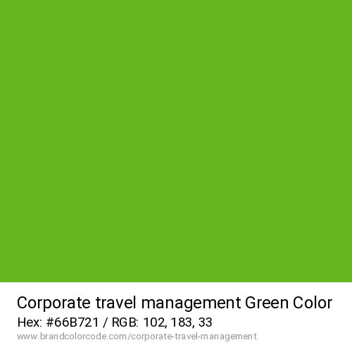 Corporate travel management's Green color solid image preview