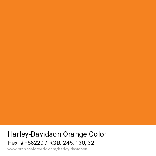 Harley-Davidson's Orange color solid image preview
