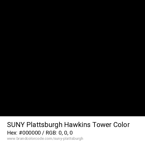 SUNY Plattsburgh's Hawkins Tower color solid image preview