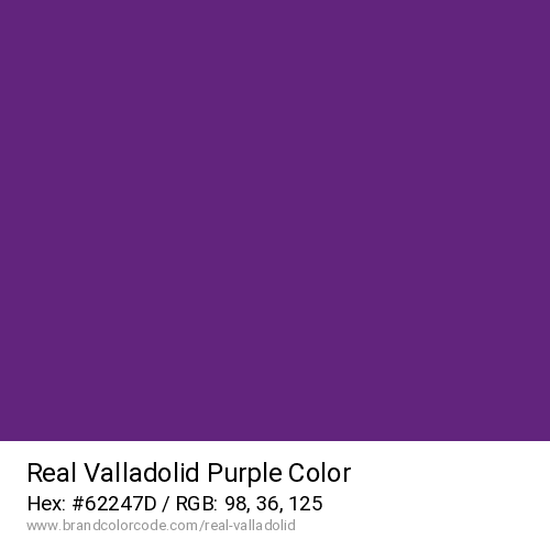 Real Valladolid's Purple color solid image preview