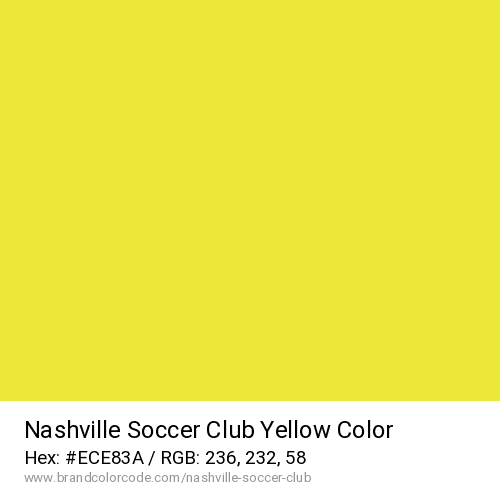 Nashville Soccer Club's Yellow color solid image preview