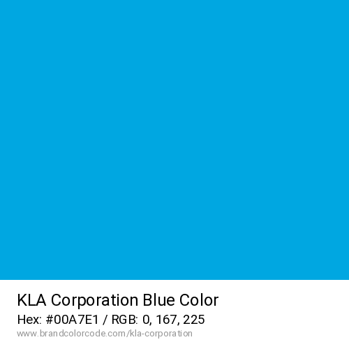 KLA Corporation's Blue color solid image preview