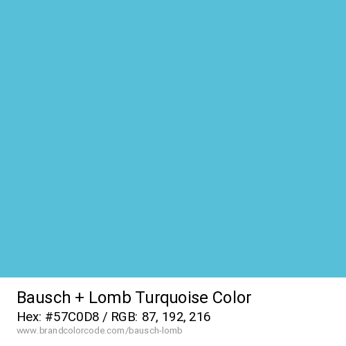 Bausch + Lomb's Turquoise color solid image preview
