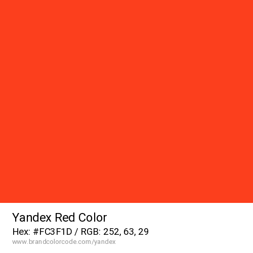 Yandex's Red color solid image preview
