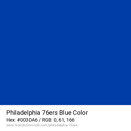 Philadelphia 76ers's Blue color solid image preview