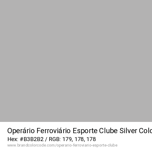 Operário Ferroviário Esporte Clube's Silver color solid image preview