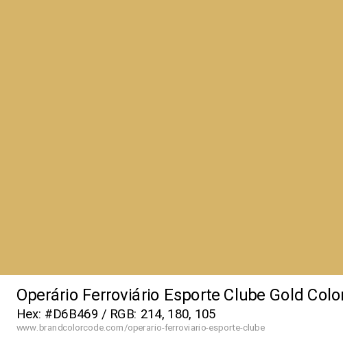 Operário Ferroviário Esporte Clube's Gold color solid image preview