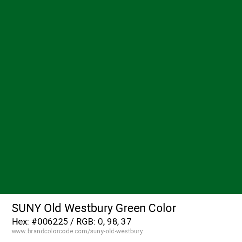 SUNY Old Westbury's Green color solid image preview