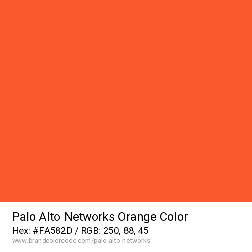 Palo Alto Networks's Orange color solid image preview