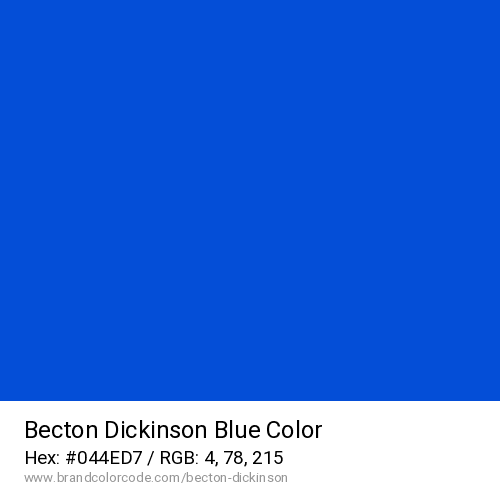 Becton Dickinson's Blue color solid image preview