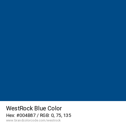 WestRock's Blue color solid image preview