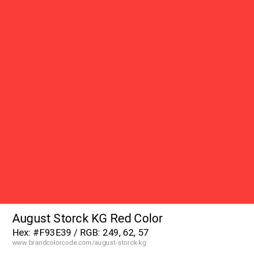 August Storck KG's Red color solid image preview