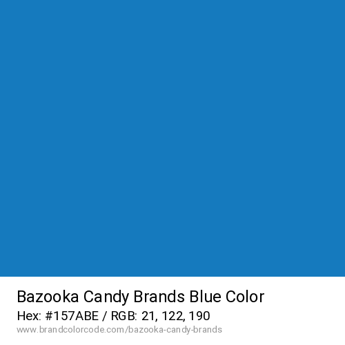 Bazooka Candy Brands's Blue color solid image preview
