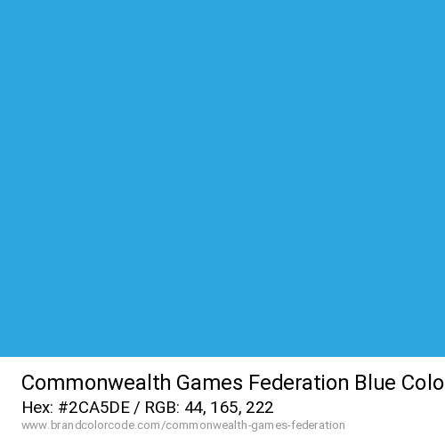 Commonwealth Games Federation's Blue color solid image preview