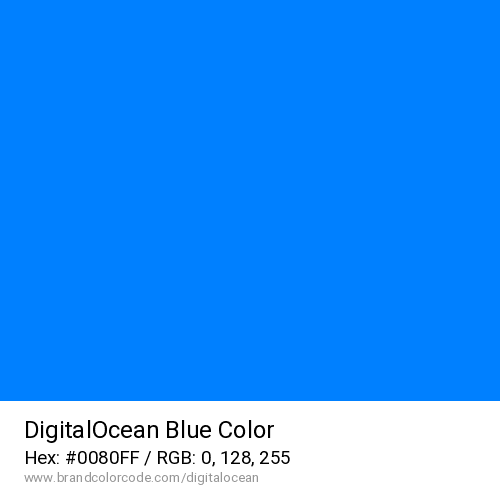 DigitalOcean's Blue color solid image preview