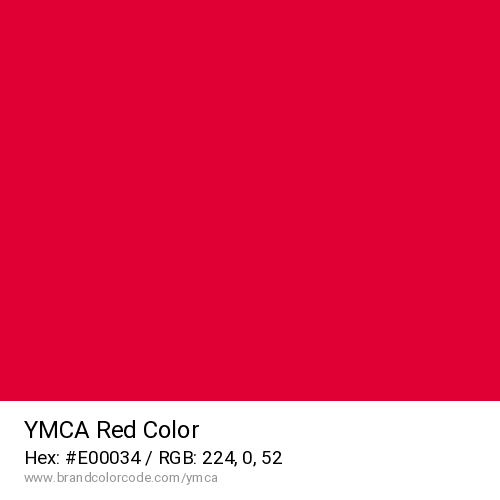 YMCA's Red color solid image preview