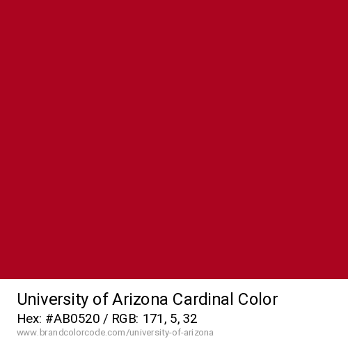 University of Arizona's Cardinal color solid image preview