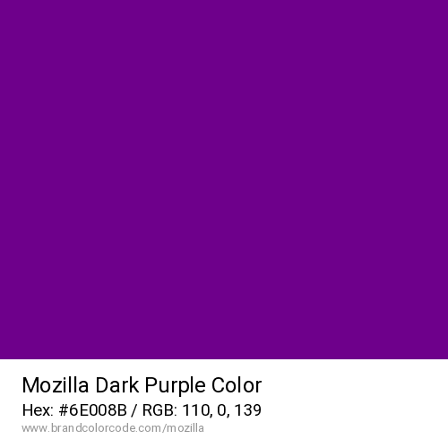Mozilla's Dark Purple color solid image preview