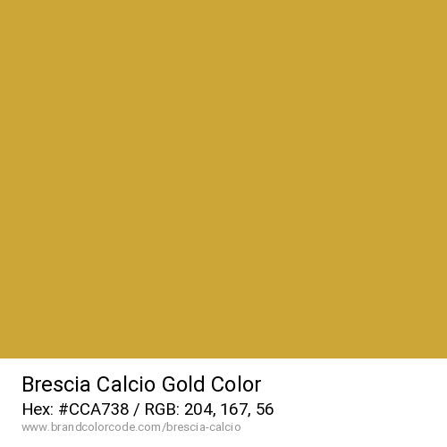Brescia Calcio's Gold color solid image preview