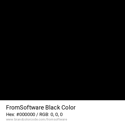 FromSoftware's Black color solid image preview