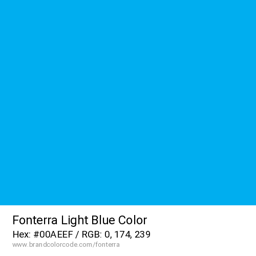 Fonterra's Light Blue color solid image preview