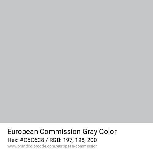 European Commission's Gray color solid image preview