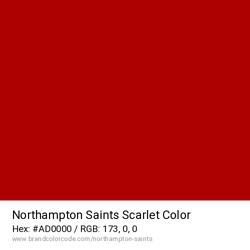 Northampton Saints's Scarlet color solid image preview