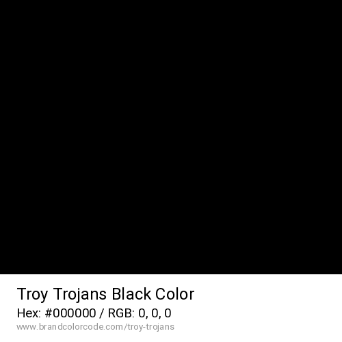 Troy Trojans's Black color solid image preview