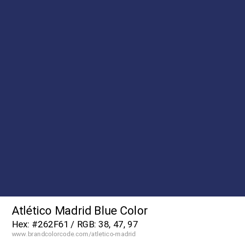 Atlético Madrid's Blue color solid image preview