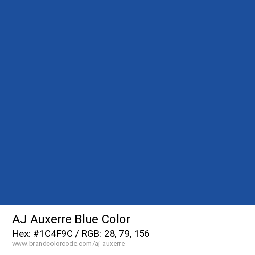 AJ Auxerre's Blue color solid image preview