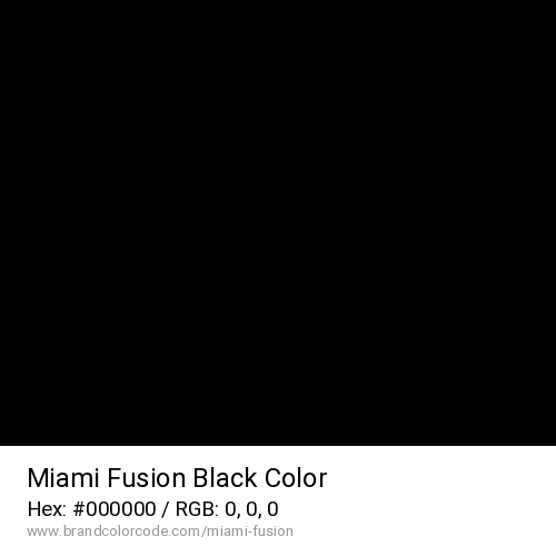 Miami Fusion's Black color solid image preview