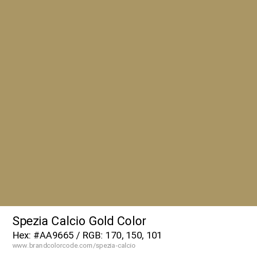 Spezia Calcio's Gold color solid image preview