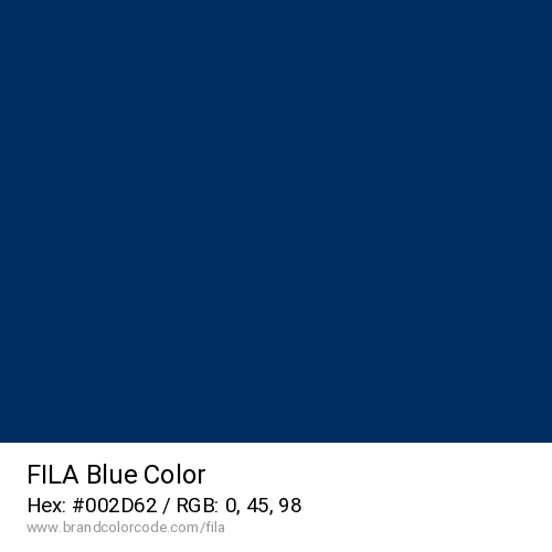 FILA's Blue color solid image preview